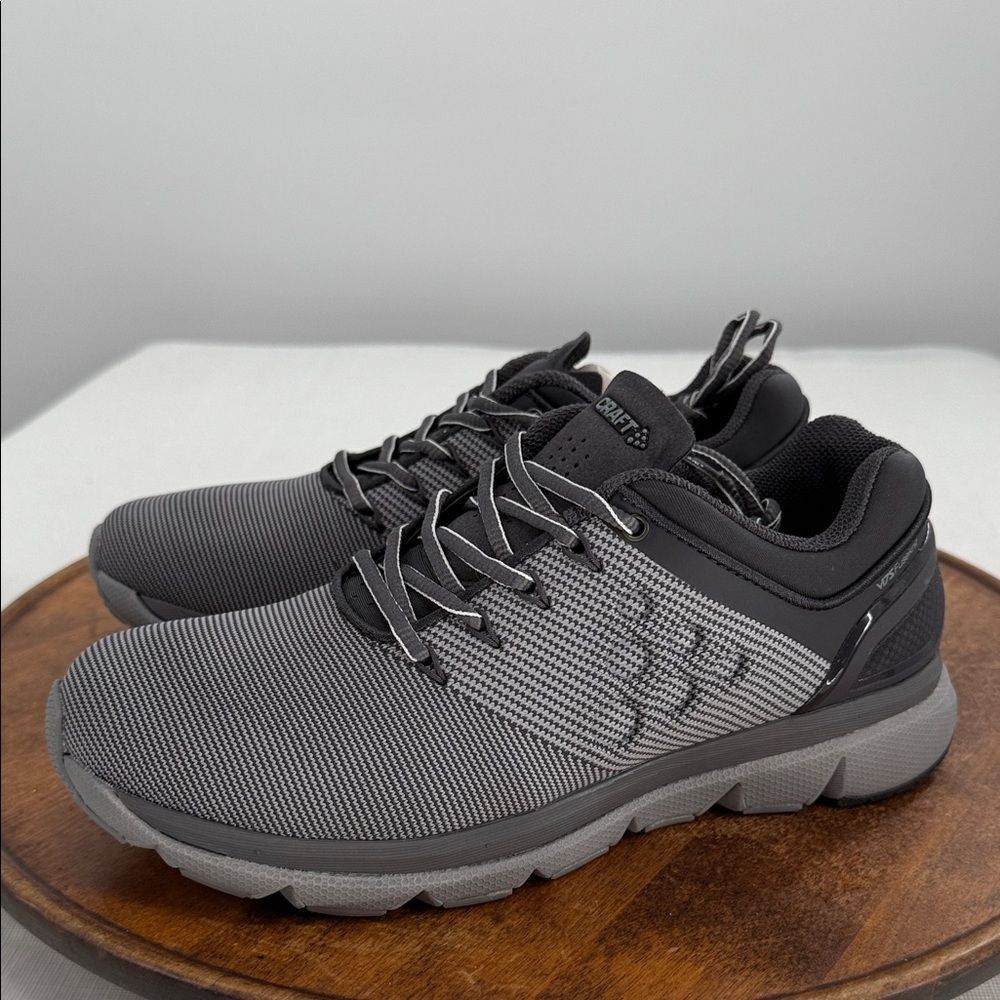 Craft Shoes Wm 7.5 V175 Fuseknit W Gray Black Running Sneakers Vibram NEW